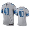 Detroit Lions Jarrad Davis Gray Inverted Legend Jersey - Robokeg