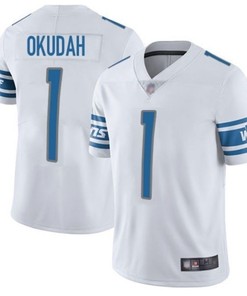 Detroit Lions Jeff Okudah #1 Nfl 2020 White Jersey - Robokeg