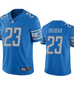 Detroit Lions Jeff Okudah Light Blue 2020 Nfl Draft Vapor Limited Jersey - Robokeg