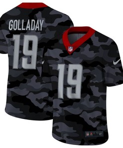Detroit Lions Kenny Golladay #19 Nfl 2020 Camo Black Jersey - Robokeg