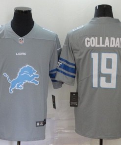 Detroit Lions Kenny Golladay #19 Nfl 2020 Grey Jersey - Robokeg