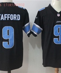 Detroit Lions Matthew Stafford #9 2020 Nfl Black Jersey Jersey - Robokeg