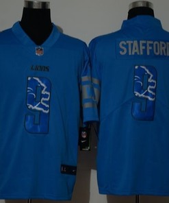 Detroit Lions Matthew Stafford #9 Nfl 2020 Blue Jersey - Robokeg