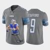 Detroit Lions Matthew Stafford #9 Nfl Portrait Brandedition Grey Jersey - Robokeg