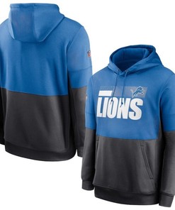 Detroit Lions Nfl 2020 Blue Hoodie Jersey - Robokeg