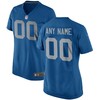 Detroit Lions Nike Womens Custom Game Jersey - Royal - Robokeg