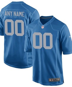 Detroit Lions Nike Youth Custom Alternate Game Jersey - Royal - Robokeg