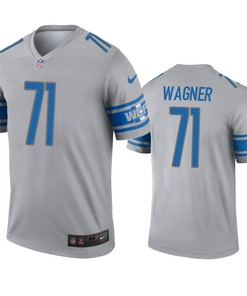 Detroit Lions Rick Wagner Gray Inverted Legend Jersey - Robokeg