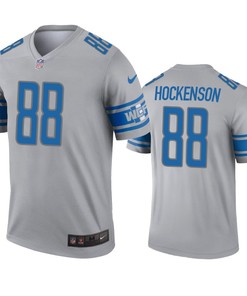 Detroit Lions T.j. Hockenson Gray Inverted Legend Jersey - Robokeg