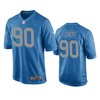 Detroit Lions Trey Flowers Blue Throwback Game Jersey - Robokeg