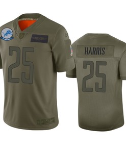 Detroit Lions Will Harris Camo 2019 Salute To Service Limited Jersey - Robokeg