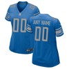 Detroit Lions Womens Custom Game Jersey Blue Custom Jerseys Nfl - Robokeg