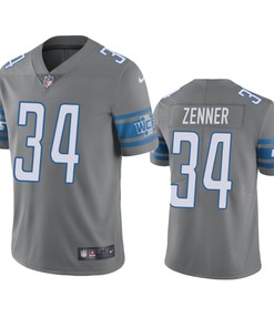 Detroit Lions Zach Zenner Gray Nike Color Rush Limited Jersey - Robokeg