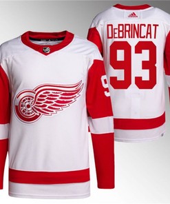 Detroit Red Wings #93 Alex Debrincat White Stitched Jersey - Robokeg