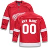 Detroit Red Wings Fanatics Branded Home Replica Custom Jersey - Red Custom Jerseys Nhl - Robokeg