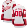 Detroit Red Wings Fanatics Branded Womens Away Breakaway Custom Jersey - White Custom Jerseys Nhl - Robokeg