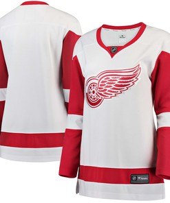 Detroit Red Wings Fanatics Branded Womens Away Breakaway Jersey - White Nhl - Robokeg