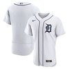 Detroit Tigers Home Logo Authentic Team Jersey White Mlb - Robokeg