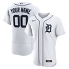 Detroit Tigers Official Authentic Custom Jersey - White Custom Jerseys Mlb - Robokeg