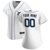 Detroit Tigers Womens Home Replica Custom Jersey - White Custom Jerseys Mlb - Robokeg