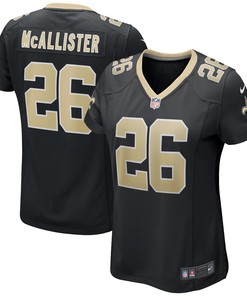 Deuce Mcallister New Orleans Saints Womens Game Retired Player Jersey - Black Nfl - Robokeg