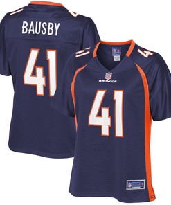 Devante Bausby Denver Broncos Nfl Pro Line Womens Alternate Player Jersey - Navy - Robokeg