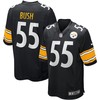 Devin Bush Pittsburgh Steelers 2019 Nfl Draft First Round Pick Game Jersey Black 2019 - Robokeg