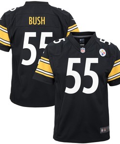 Devin Bush Pittsburgh Steelers Nike Youth Player Game Jersey - Black - Robokeg
