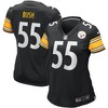 Devin Bush Pittsburgh Steelers Womens Game Player Jersey - Black Nfl - Robokeg