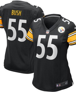 Devin Bush Pittsburgh Steelers Womens Game Player Jersey - Black Nfl - Robokeg