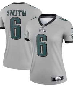 Devonta Smith Philadelphia Eagles Womens Inverted Legend Jersey - Silver Nfl - Robokeg