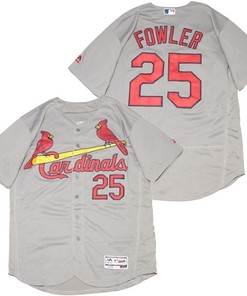Dexter Fowler #25 St Louis Cardinals 2020 Mlb Gray Jersey - Robokeg