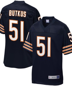 Dick Butkus Chicago Bears Nfl Pro Line Retired Team Player Jersey - Navy - Robokeg