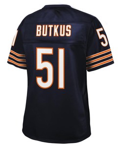 Dick Butkus Chicago Bears Nfl Pro Line Womens Retired Player Jersey - Navy - Robokeg
