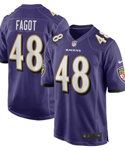 Diego Fagot Baltimore Ravens Player Game Jersey - Purple Nfl - Robokeg