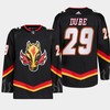 Dillon Dube 29 Calgary Flames Black Jersey 2022-23 Blasty Alternate Primegreen - Robokeg