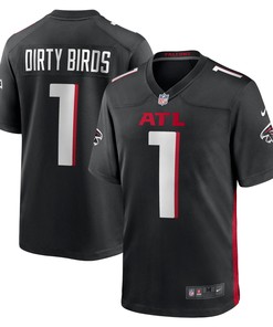Dirty Birds Atlanta Falcons Game Jersey - Black Nfl - Robokeg