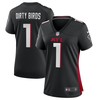 Dirty Birds Atlanta Falcons Womens Game Jersey - Black Nfl - Robokeg