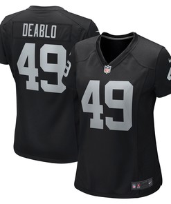 Divine Deablo Las Vegas Raiders Womens Game Jersey - Black Nfl - Robokeg