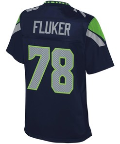 D.j. Fluker Seattle Seahawks Nfl Pro Line Womens Player Jersey - College Navy - Robokeg