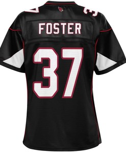 Dj Foster Arizona Cardinals Nfl Pro Line Womens Alternate Player Jersey - Black - Robokeg