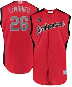 Dj Lemahieu American League Majestic 2019 Mlb All-star Game Workout Player Jersey Red - Robokeg
