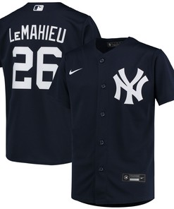 Dj Lemahieu New York Yankees Alternate Replica Player Jersey - Navy Mlb - Robokeg