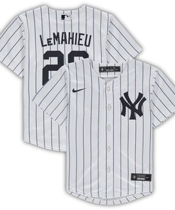 Dj Lemahieu New York Yankees Preschool Home Replica Player Jersey - White Mlb - Robokeg