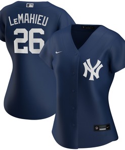 Dj Lemahieu New York Yankees Womens Alternate Replica Player Jersey - Navy Mlb - Robokeg