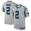 D.j. Moore Carolina Panthers Inverted Legend Jersey - Silver Nfl - Robokeg