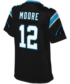 Dj Moore Carolina Panthers Nfl Pro Line Womens Team Color Player Jersey - Black - Robokeg