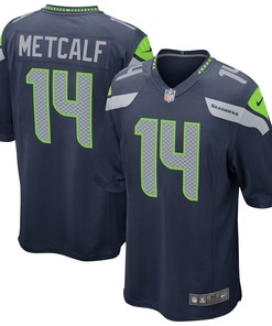 Dk Metcalf Seattle Seahawks Game Jersey - College Navy Nfl - Robokeg