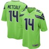 Dk Metcalf Seattle Seahawks Game Jersey - Neon Green Nfl - Robokeg