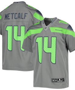 Dk Metcalf Seattle Seahawks Inverted Team Game Jersey - Gray Nfl - Robokeg